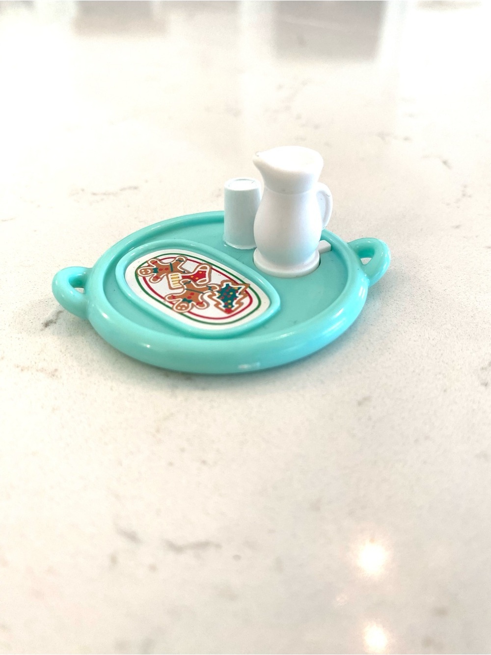 Peppa Pig Christmas Holiday Tray Accessory Gingerbread Cookies Milk Replacement - Picture 2 of 4